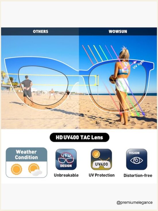 Retro Polarized Sunglasses for Men Women Trendy Sun Glasses